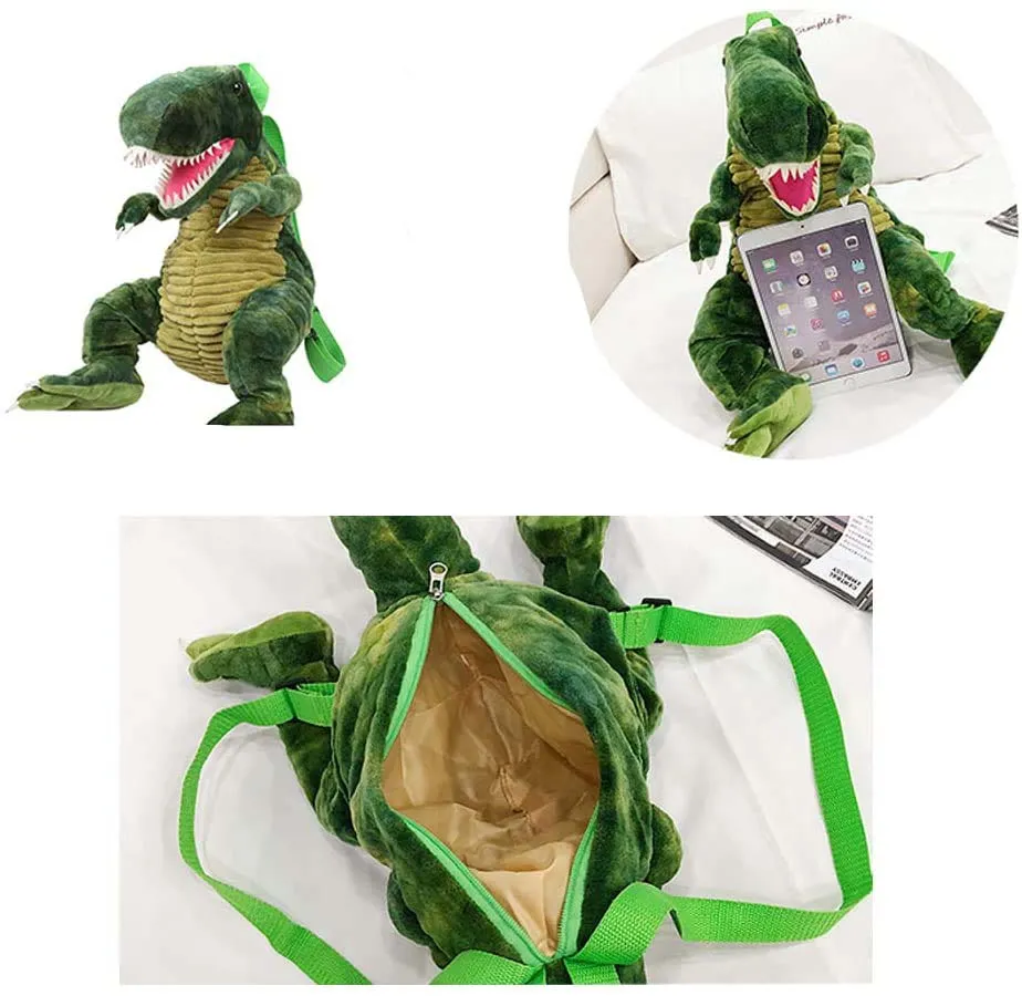 3D Dinosaur Soft Plush Backpack Children Backpack Creative Gifts