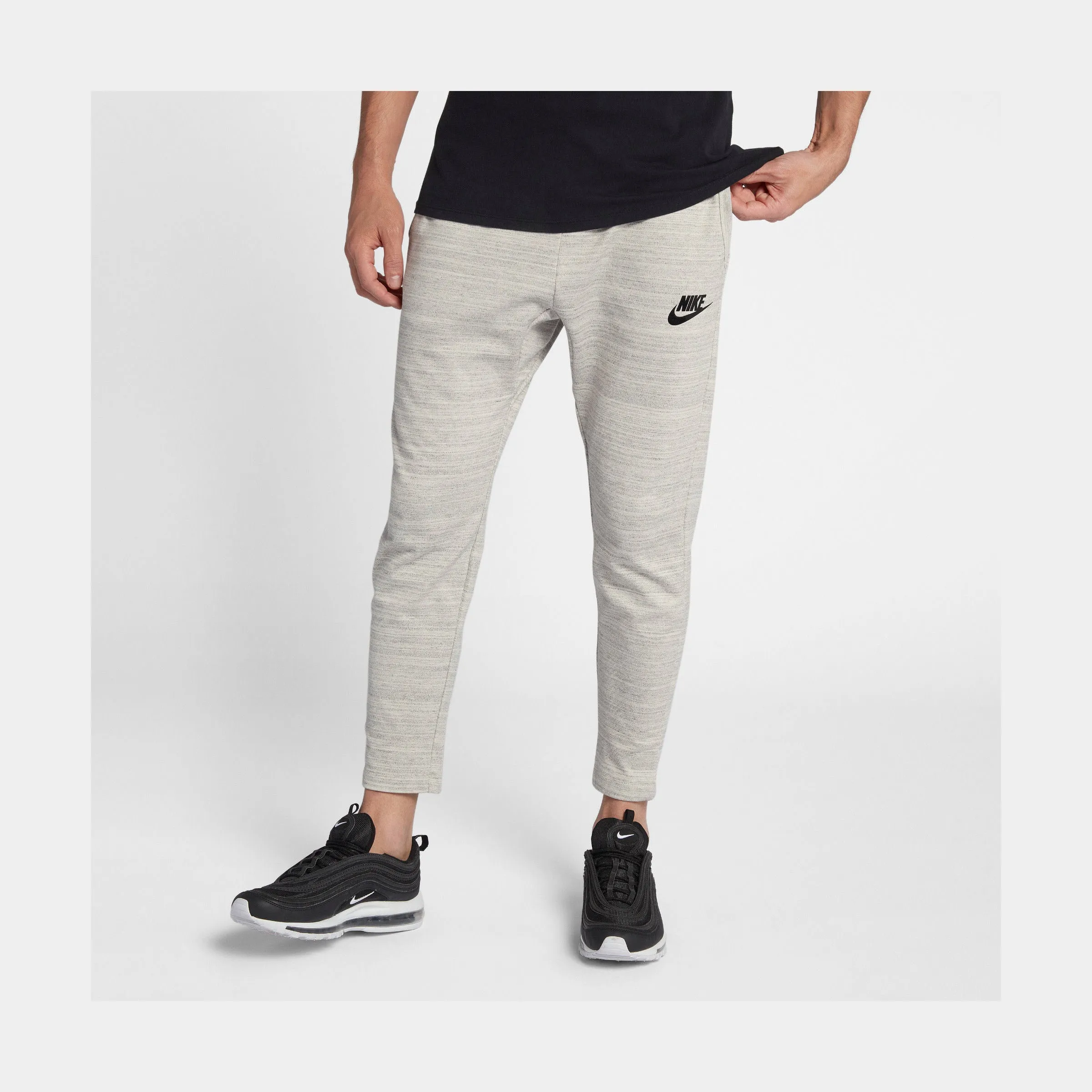 Advance 15 Mens Knit Pants (Beige/Grey)