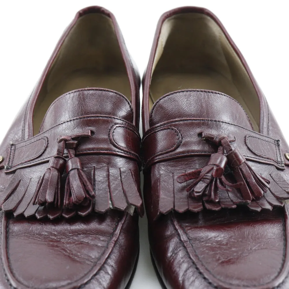 Aigner Leather Tassel Loafers