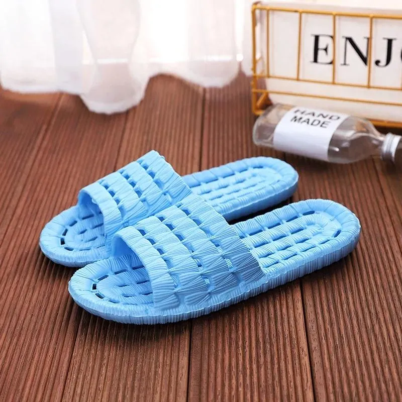 Anti-slip Soft Silicone Bathroom Slippers