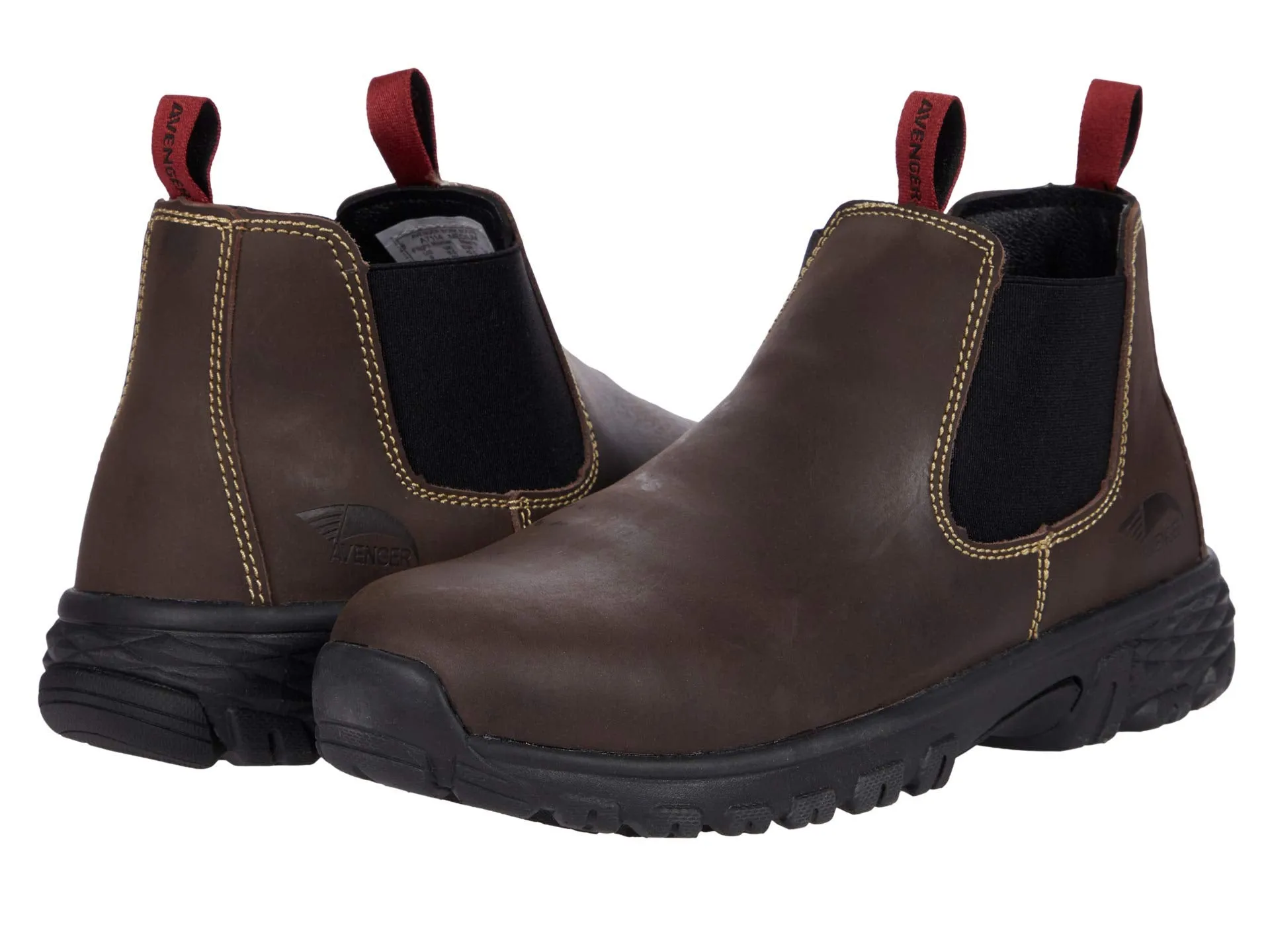 Avenger Work Boots Flight Chelsea AT, brown