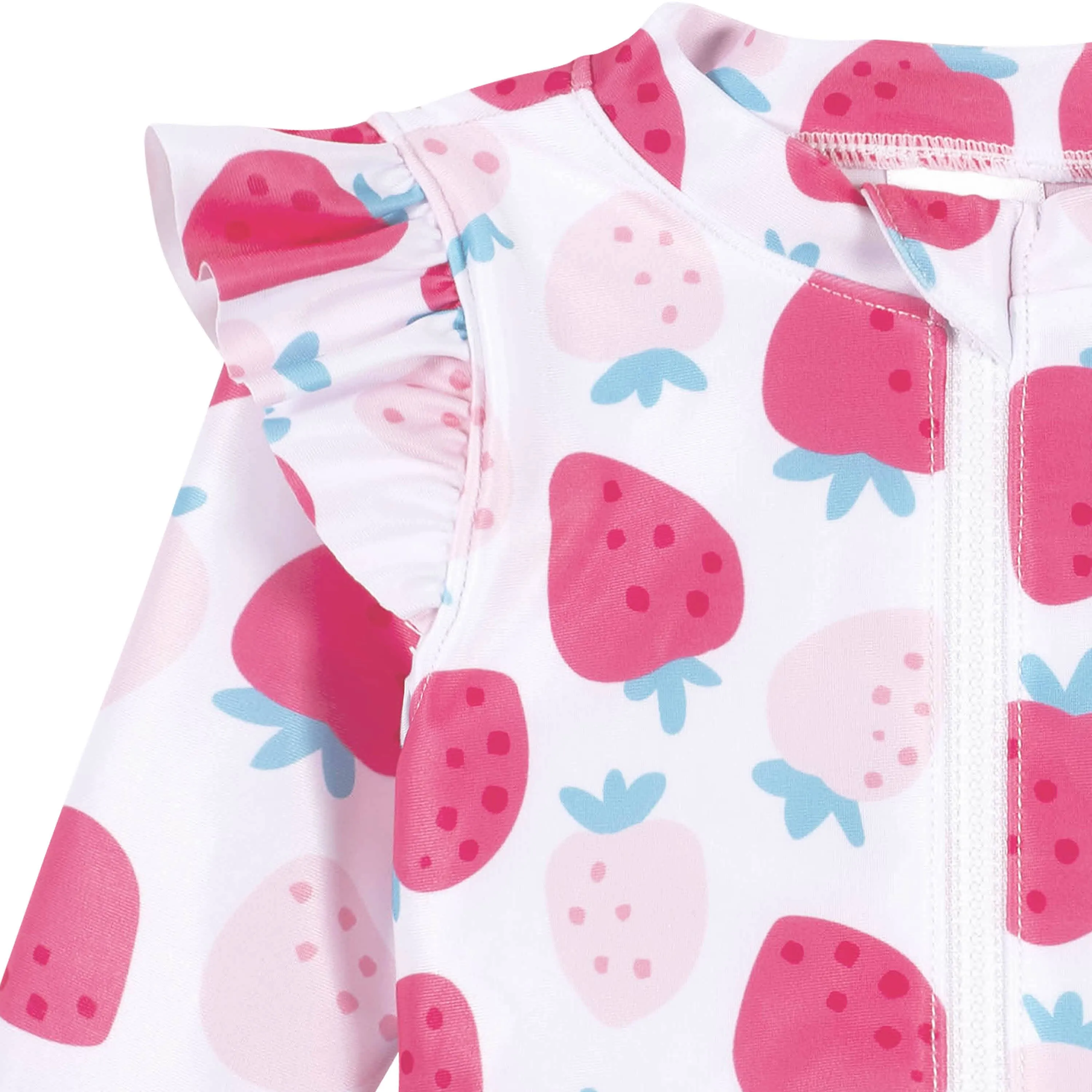 Baby & Toddler Girls UPF 50  Strawberry Rash Guard