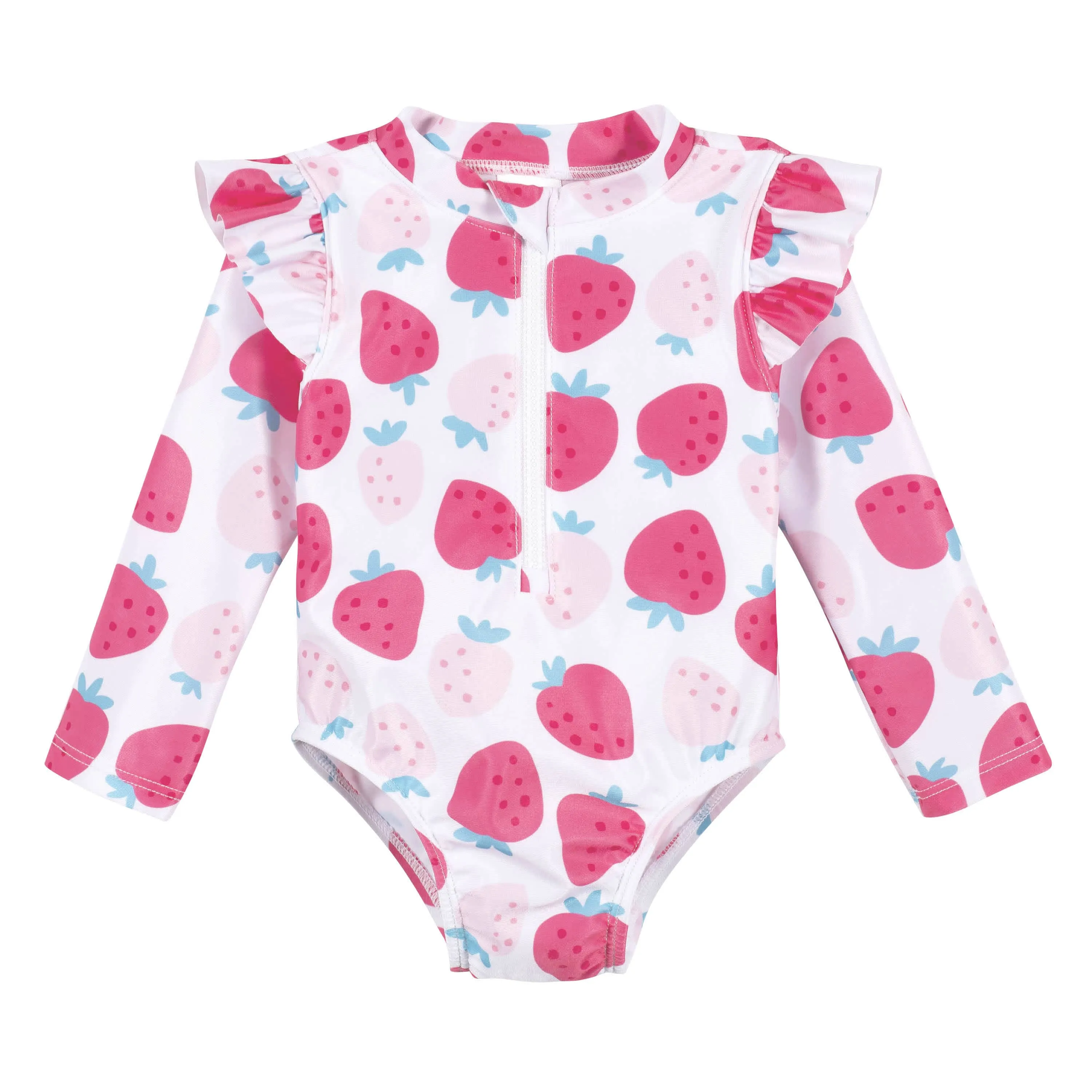 Baby & Toddler Girls UPF 50  Strawberry Rash Guard