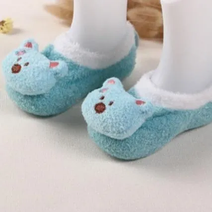 Baby Unisex Warm 3D Cartoon Non-slip Casual Slippers