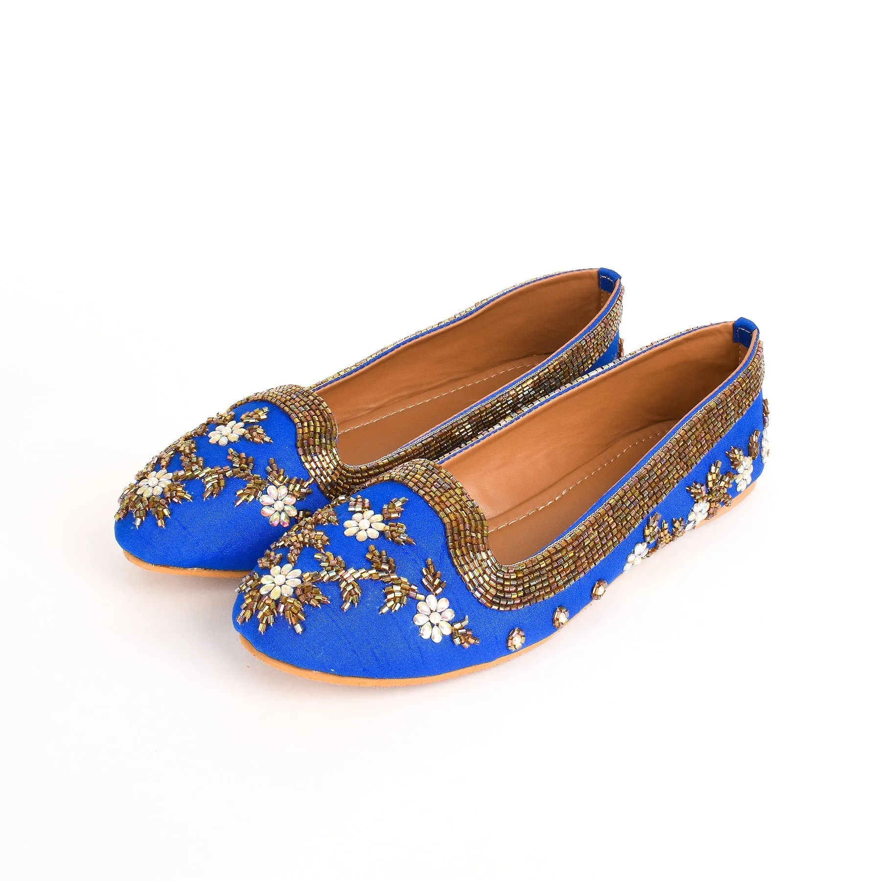 Blue Kutdana Loafers