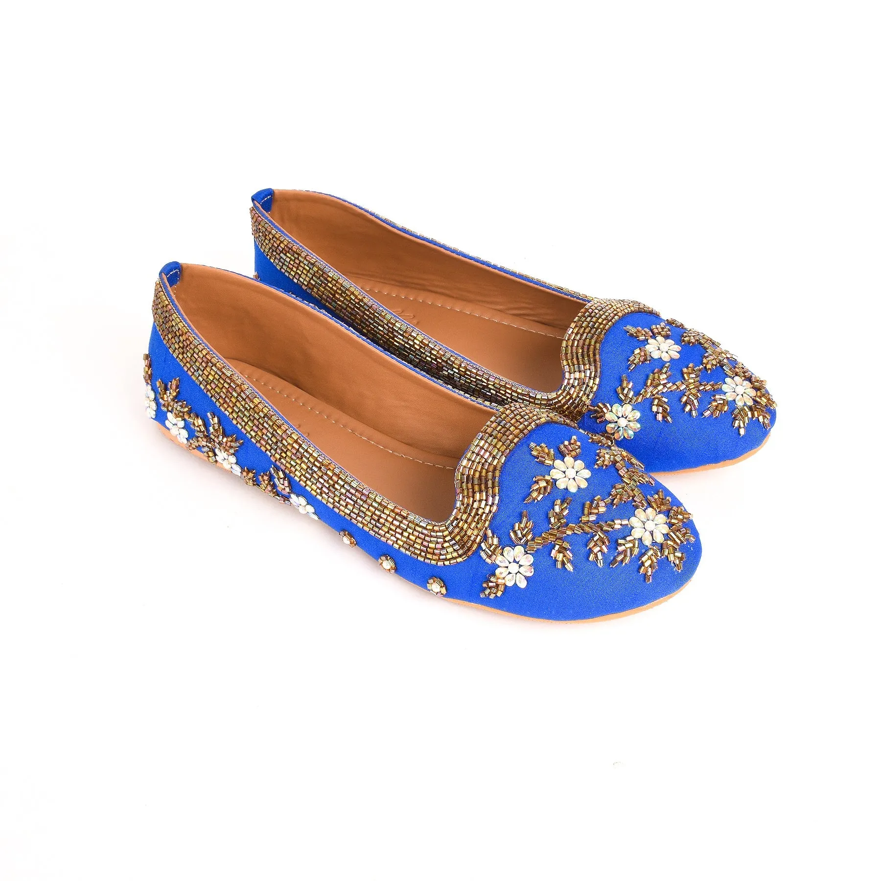 Blue Kutdana Loafers