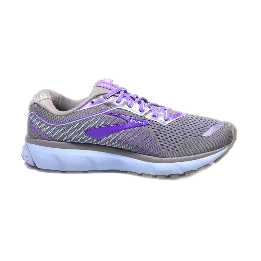 Brooks Ghost 12 Sport Shoes Fabric Purple Colour For Men