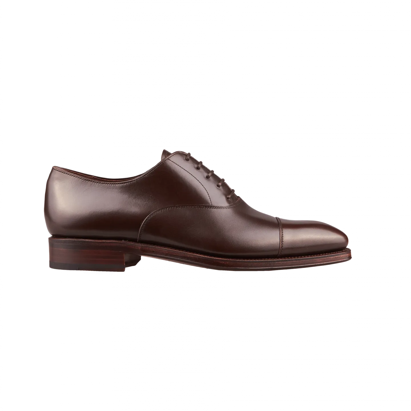 Brown Calf Rain Captoe Rain Oxford Shoes