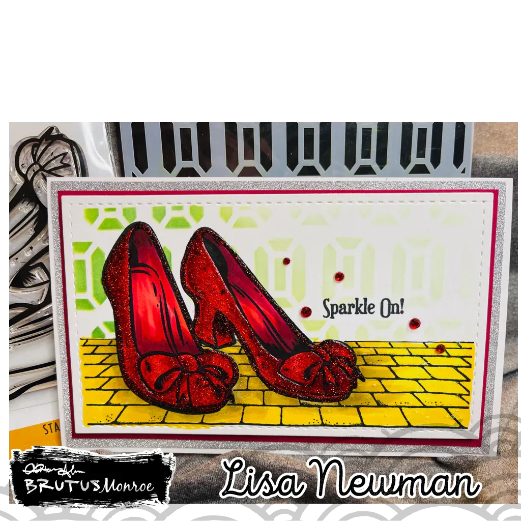 Brutus Monroe Stamps and Dies - Ruby Slippers*