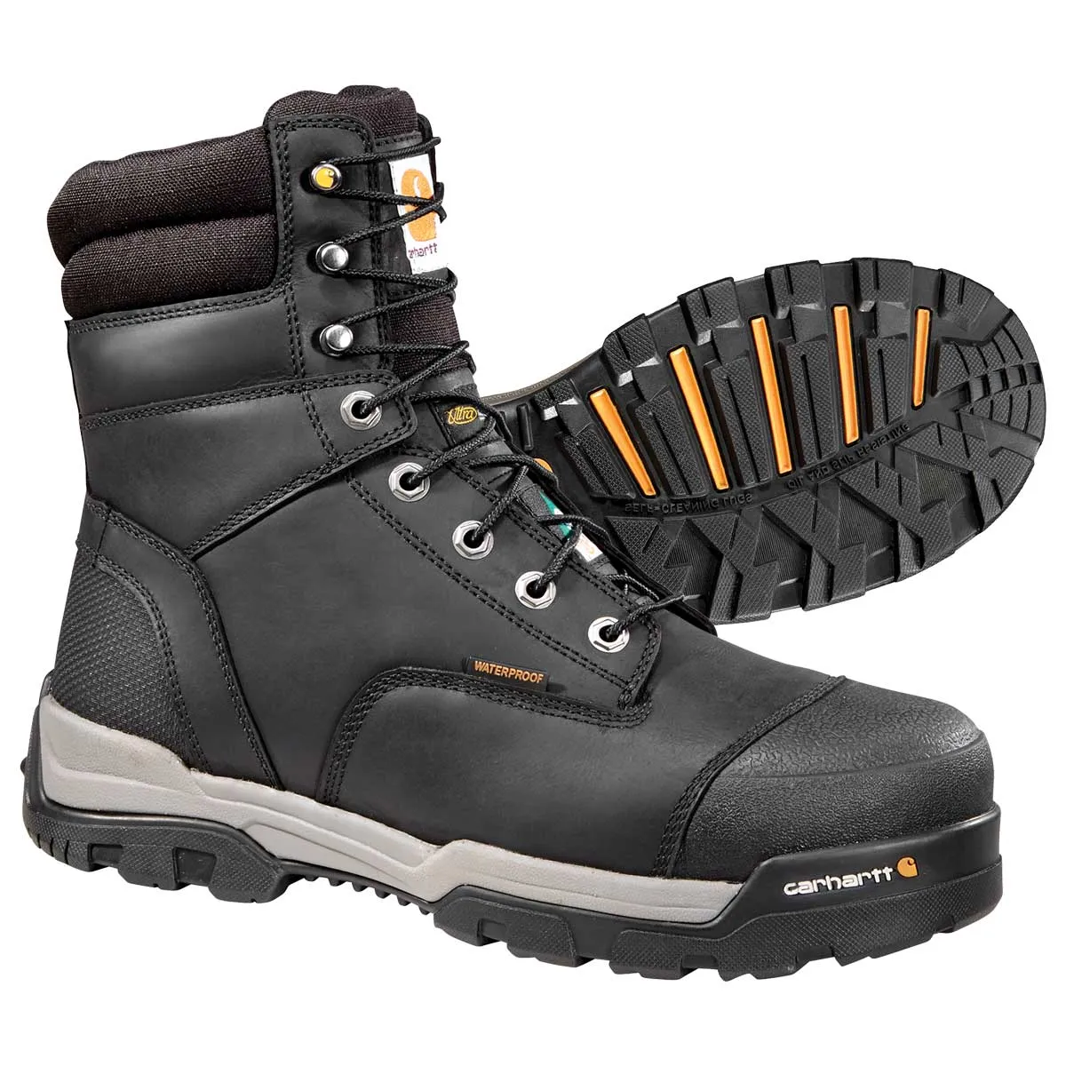 Carhartt Men's 8" Ground Force Waterproof Insulated Composite Toe CSA Boot