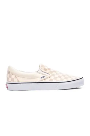 Classic White Checkerboard Slip-On