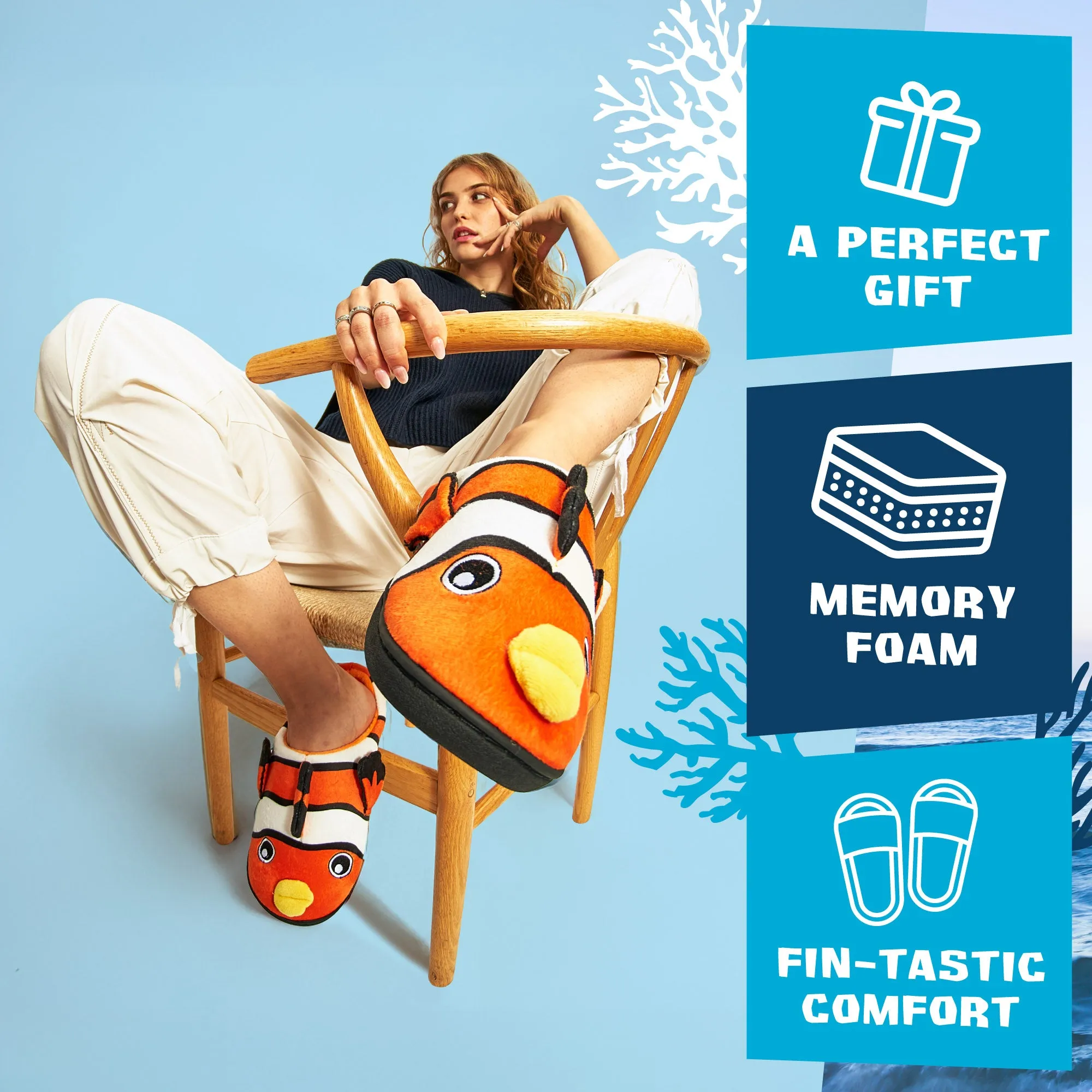 Coddies® Clownfish Slippers