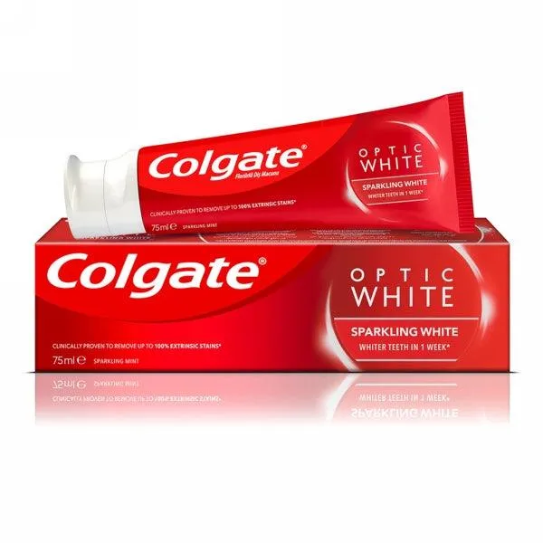 COLGATE OPTIC WHITE SPARKLING WHITE T/P 75ML