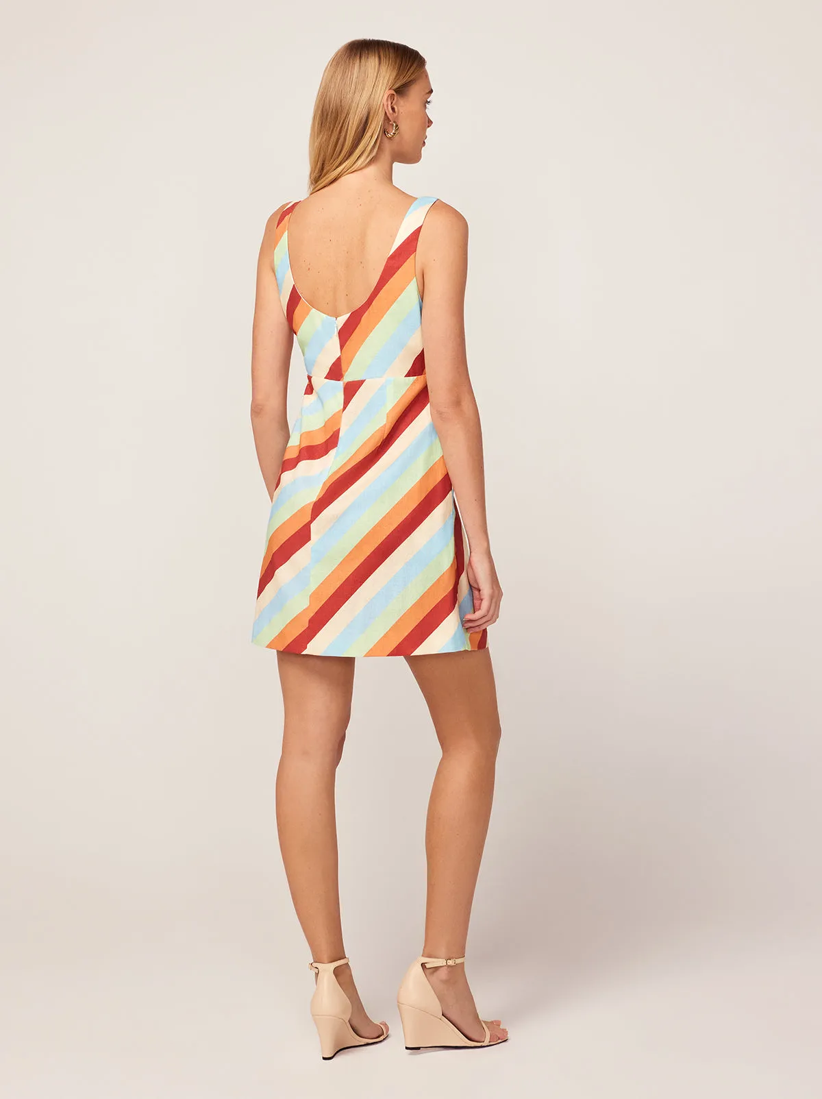 Connie Multi Stripe Mini Dress