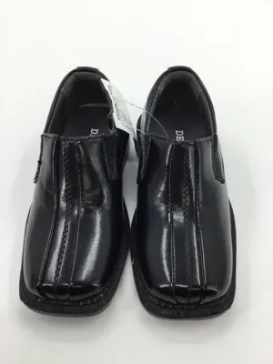 Deer Stags Child Size 6.5 Toddler Black Dress Shoes