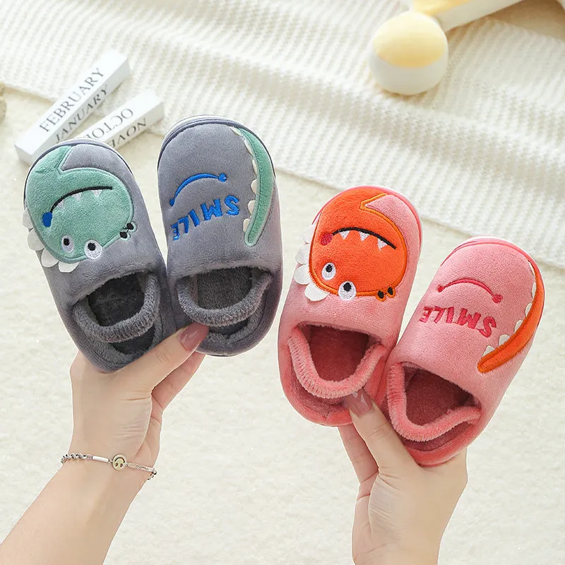 Dinosaur Cotton Slippers for Kids