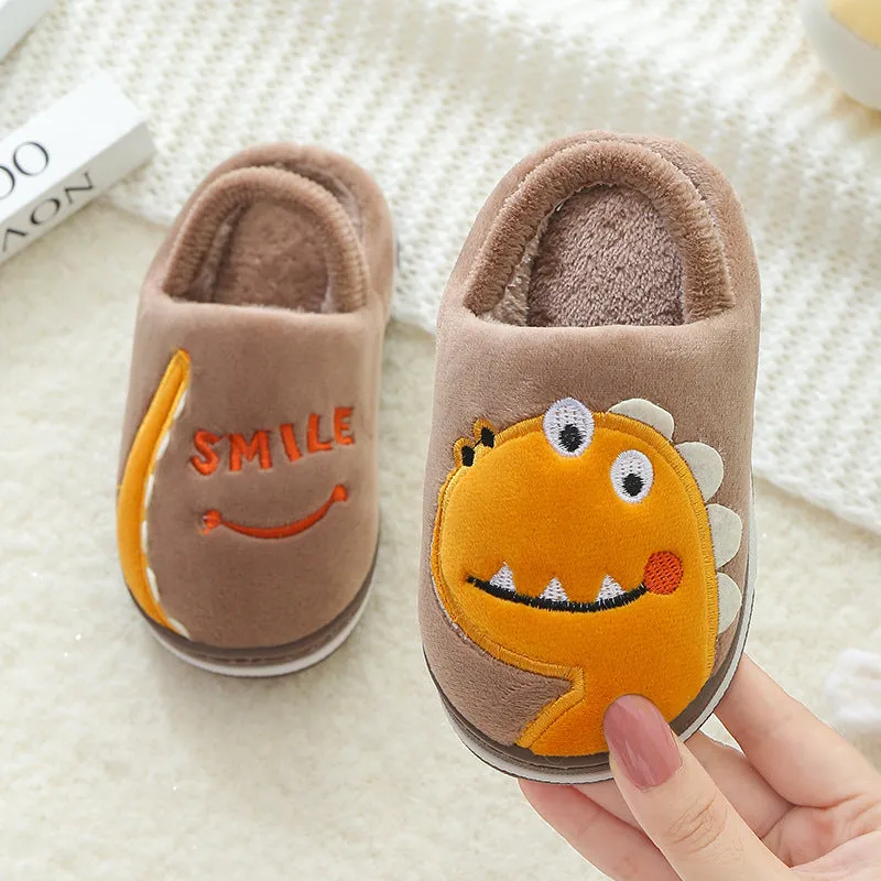 Dinosaur Cotton Slippers for Kids