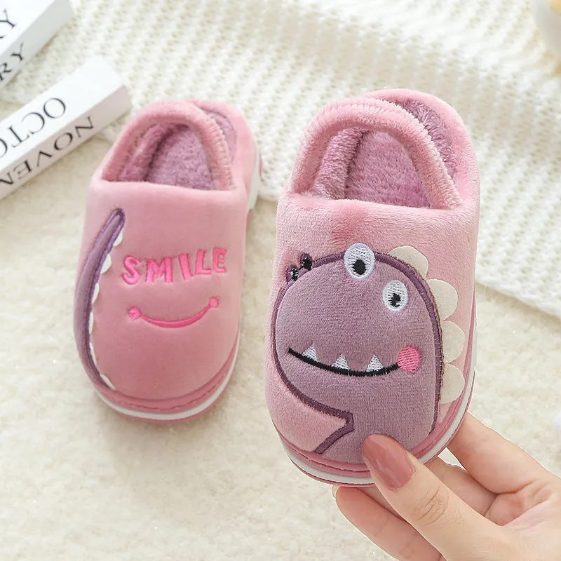 Dinosaur Cotton Slippers for Kids