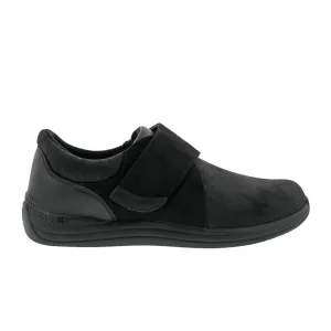 Drew Moonlite Slip On (Women) - Black Stretch Leather