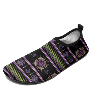 Evening Feather Wheel Kid's Sockamoccs Slip On Shoes