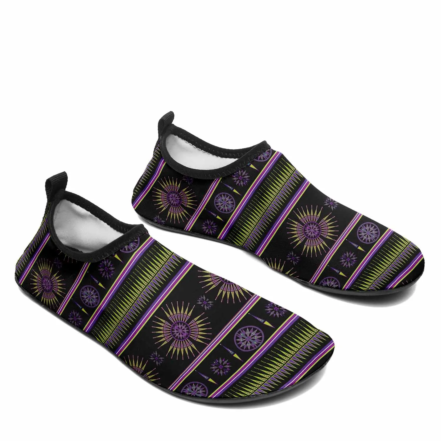 Evening Feather Wheel Kid's Sockamoccs Slip On Shoes