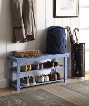 everyday Oxford Utility Mudroom Bench, Black