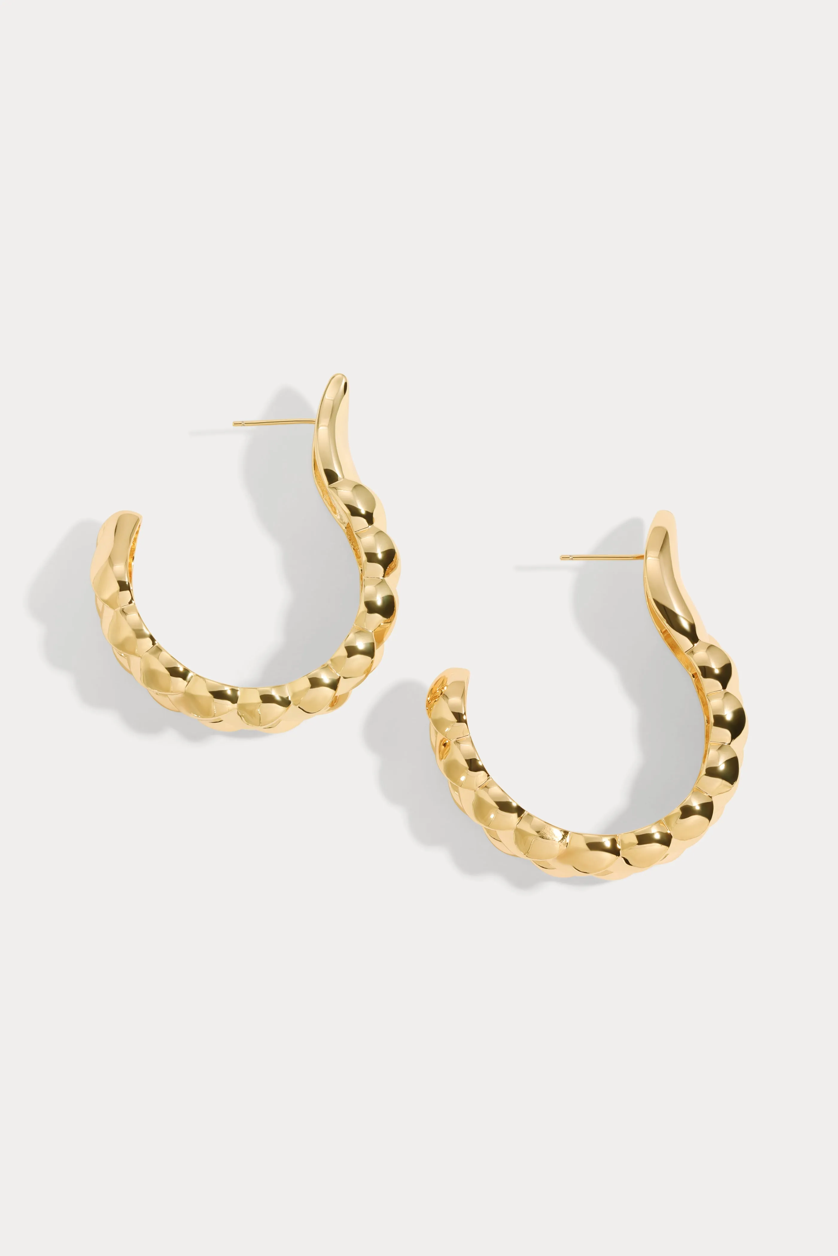 Frida Braided Hoops, Large