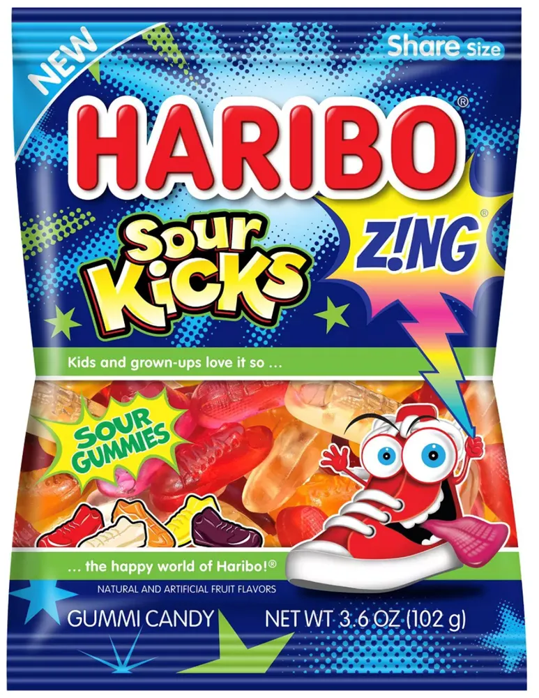 Haribo Sour Kicks 3.6oz (BEST BY: JAN 2024)