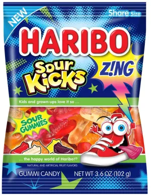 Haribo Sour Kicks 3.6oz (BEST BY: JAN 2024)