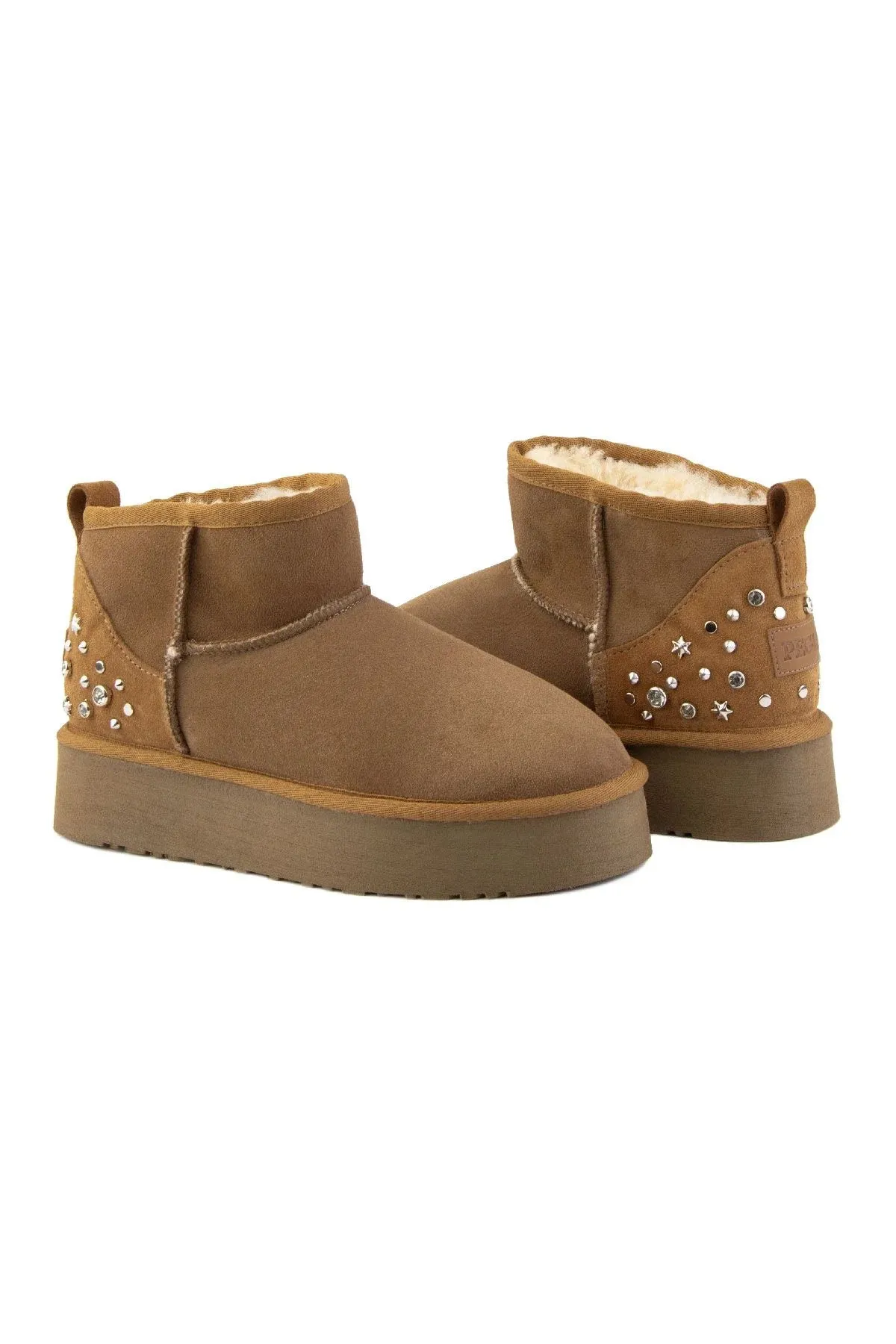 High Sole Stone Ugg Boots 191302 Tan