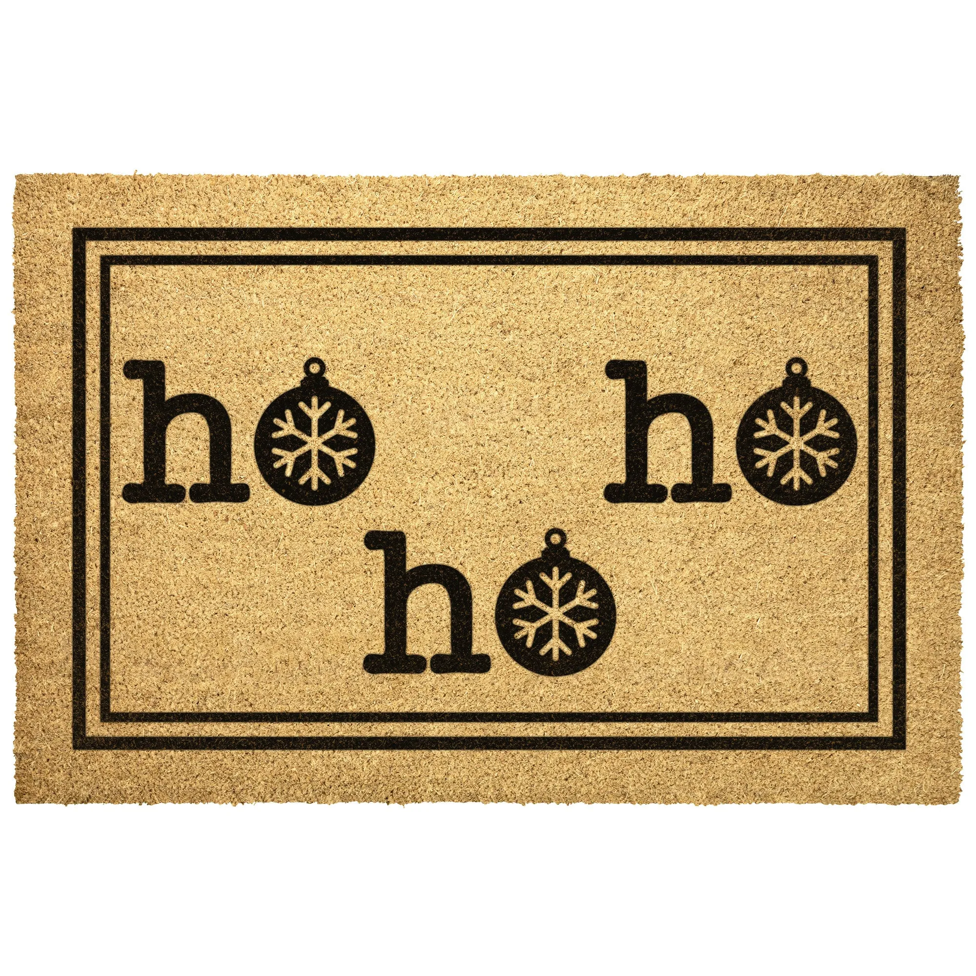 Ho Ho Ho Holiday Door Mat Rug