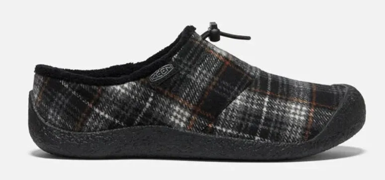 Keen Women's Howser III Slide Black Plaid/Steel Grey 1026646