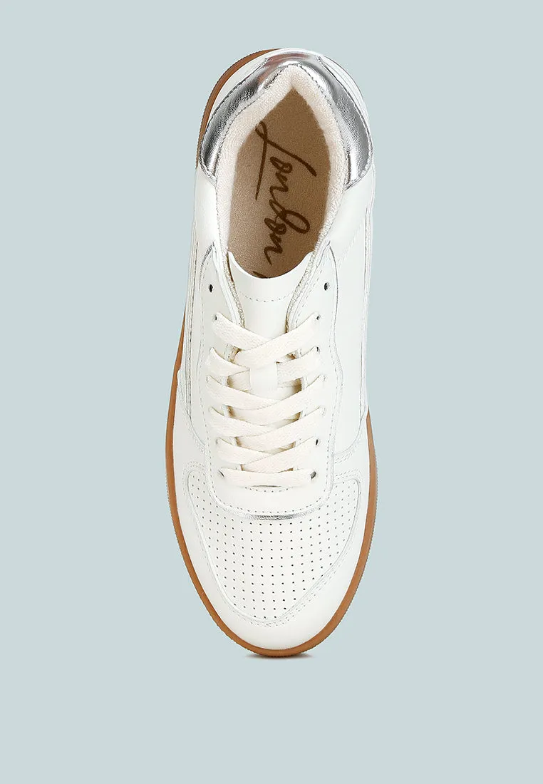 Kyniska Faux Leather Everyday Sneakers