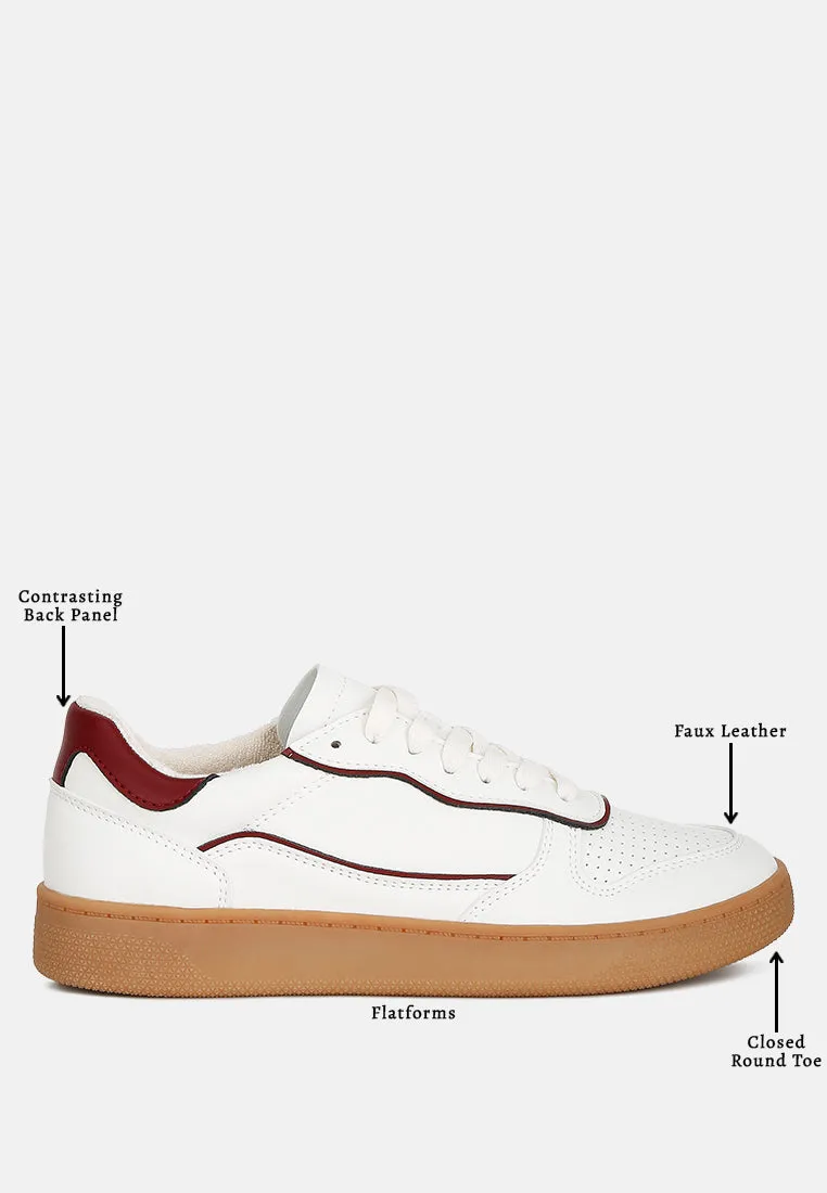 Kyniska Faux Leather Everyday Sneakers