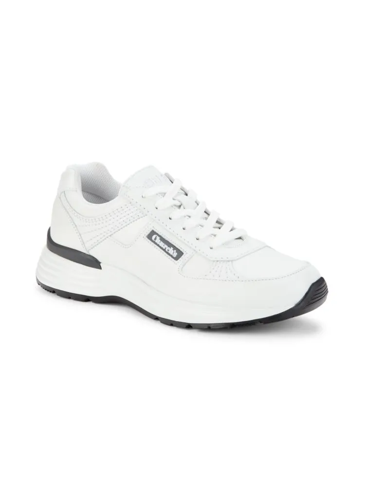 Leather sneakers with Church'S logo, white