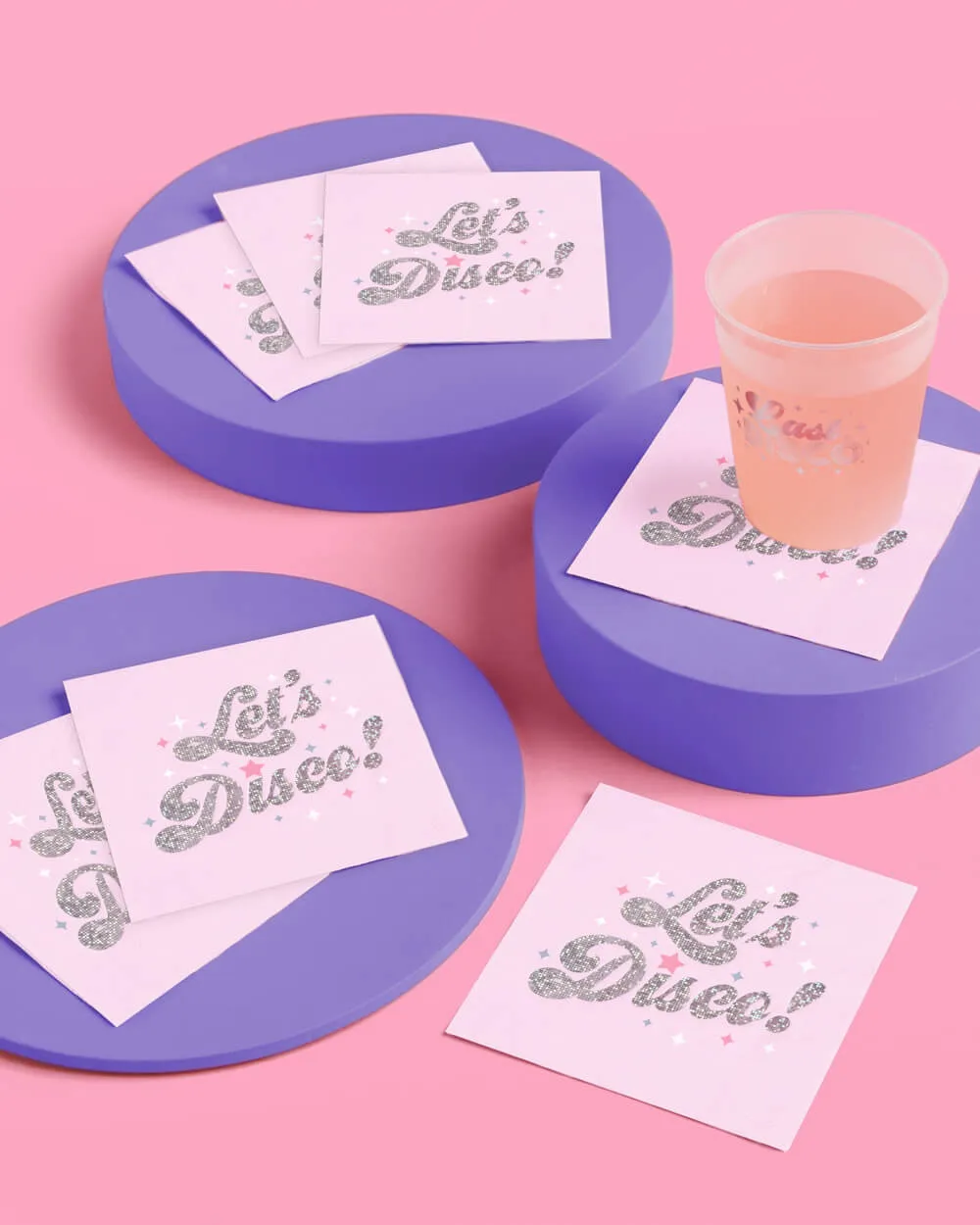 Let's Disco Napkins - 25 foil napkins