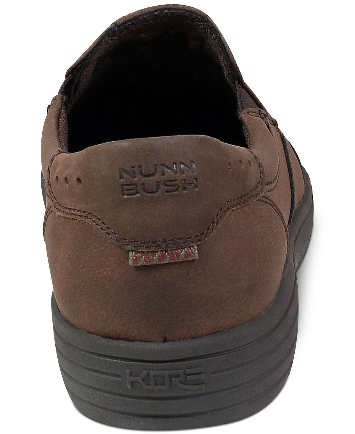 Men's Kore City Walk Slip-on Nunn Bush Sneakers, Dark Brown