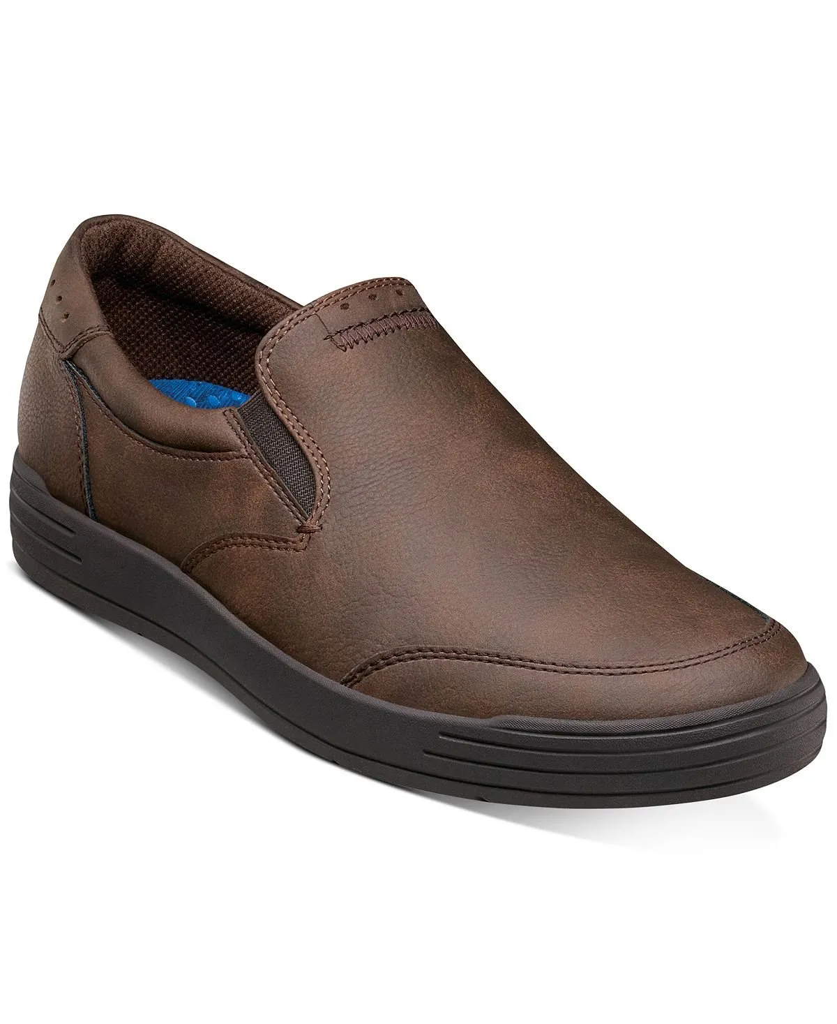 Men's Kore City Walk Slip-on Nunn Bush Sneakers, Dark Brown