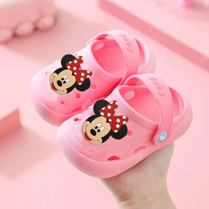 Mickey Mouse and Minnie Mouse Sandal Slippers