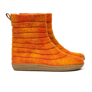 ORANGE SPLASH Women's COCOON WOOBOOTS