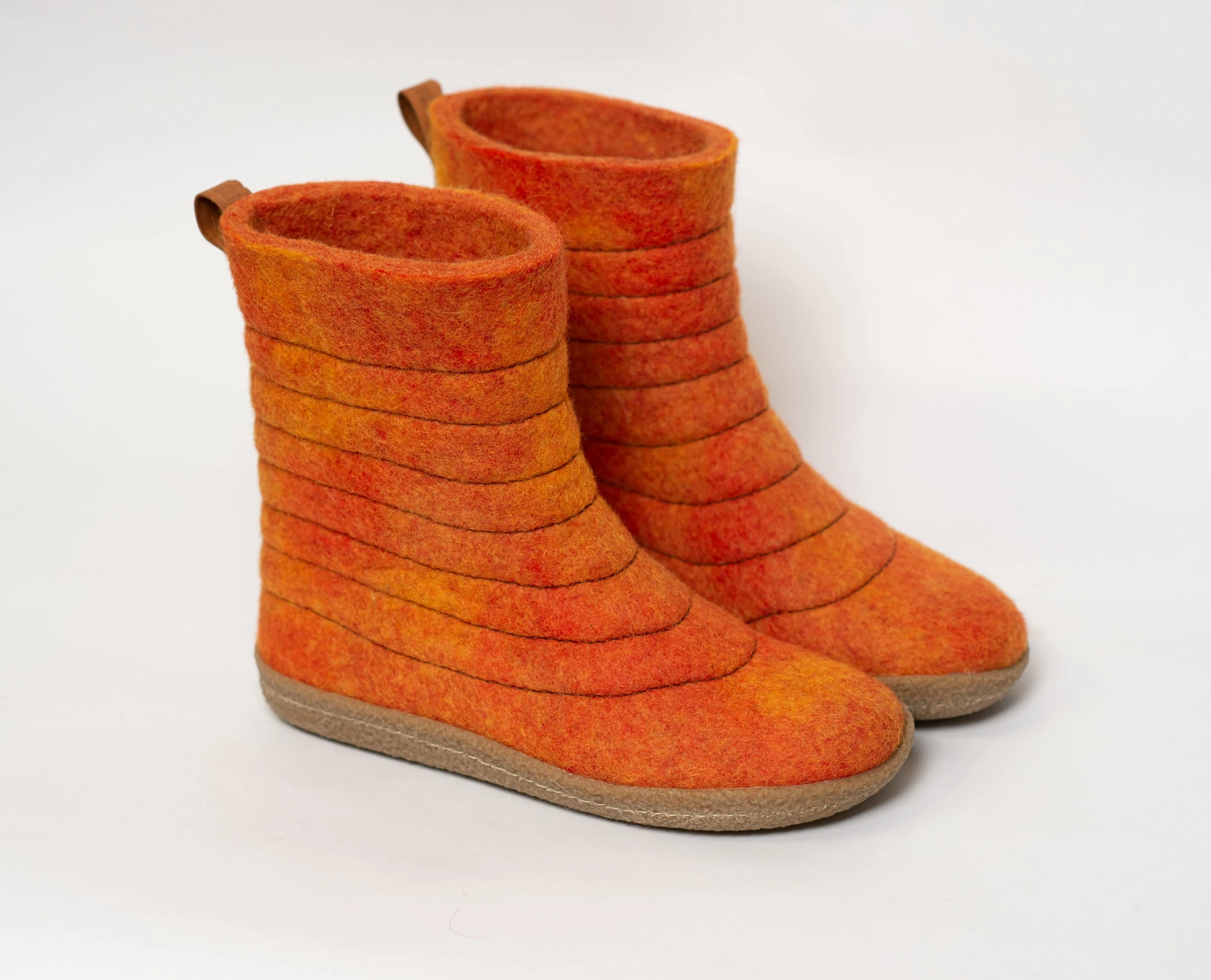 ORANGE SPLASH Women's COCOON WOOBOOTS