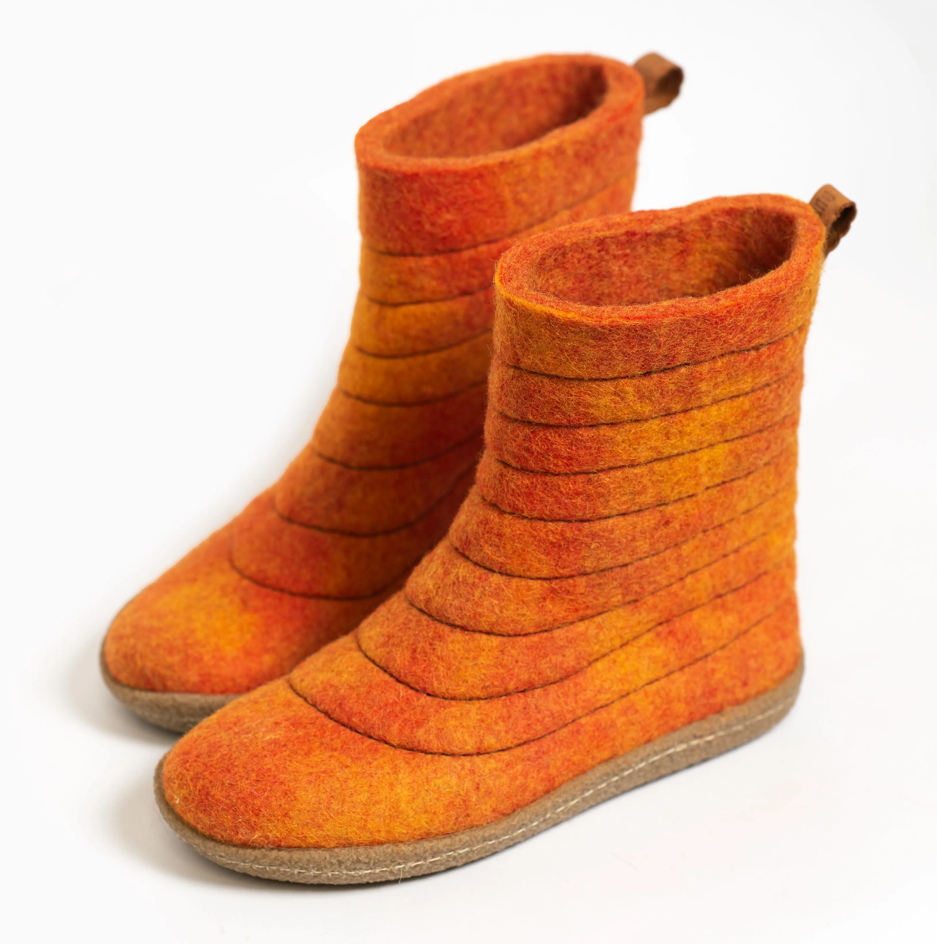 ORANGE SPLASH Women's COCOON WOOBOOTS