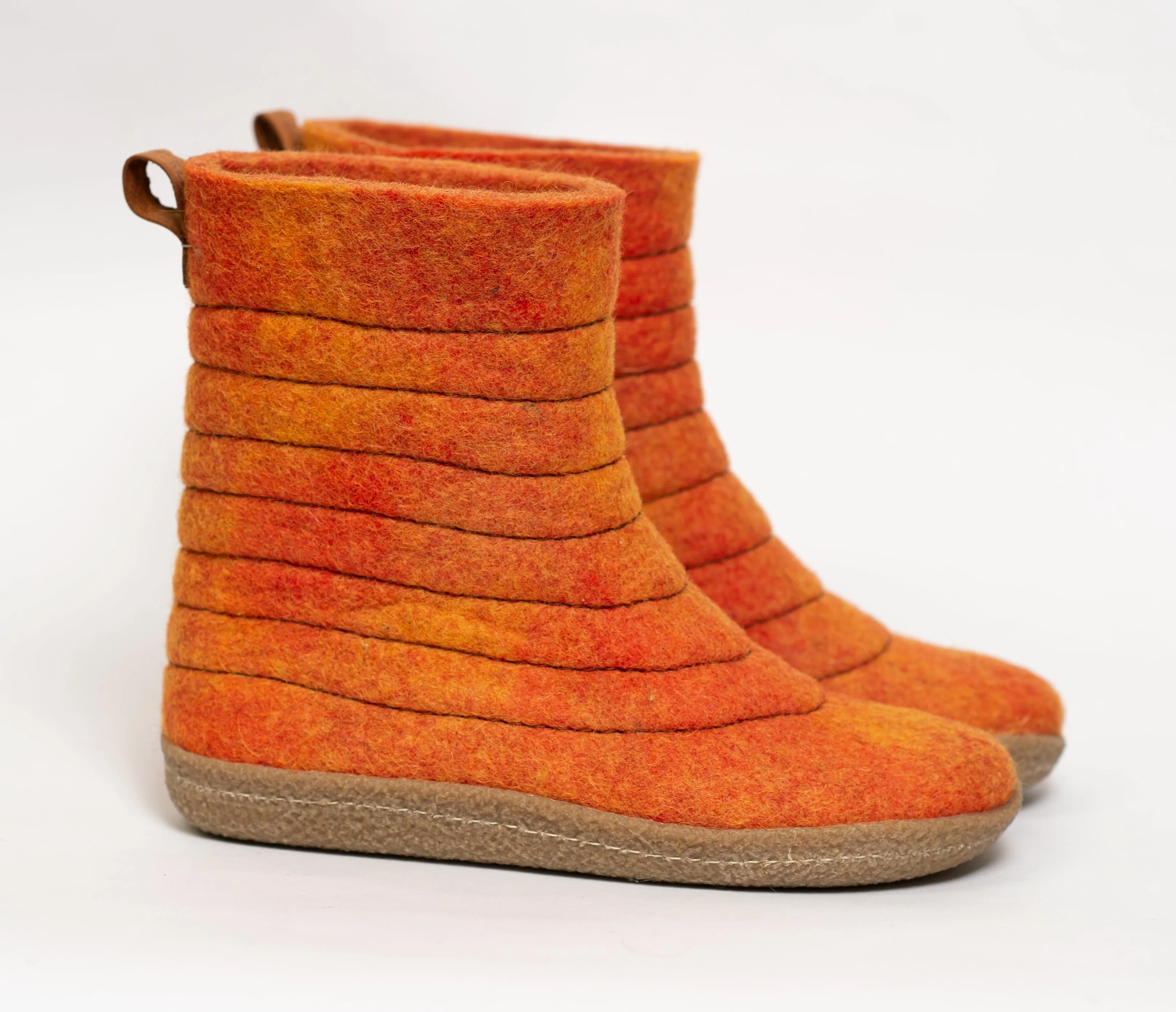 ORANGE SPLASH Women's COCOON WOOBOOTS