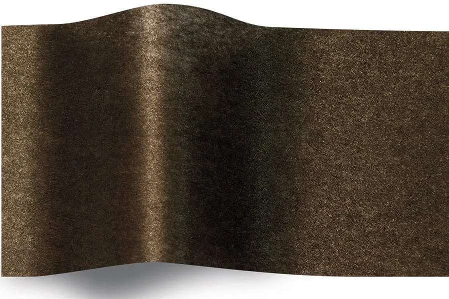 Pearlesence Black brass tissue paper 70x50cm - 10 sheets