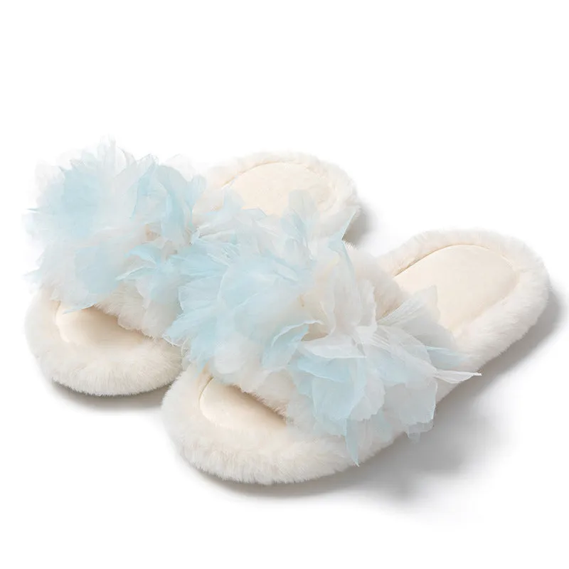 Petals Cotton Slippers Home Plush