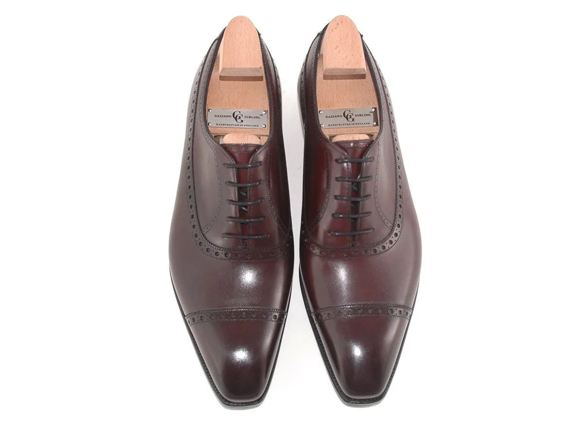 "Warwick" in Vintage Rioja Calf - Deco