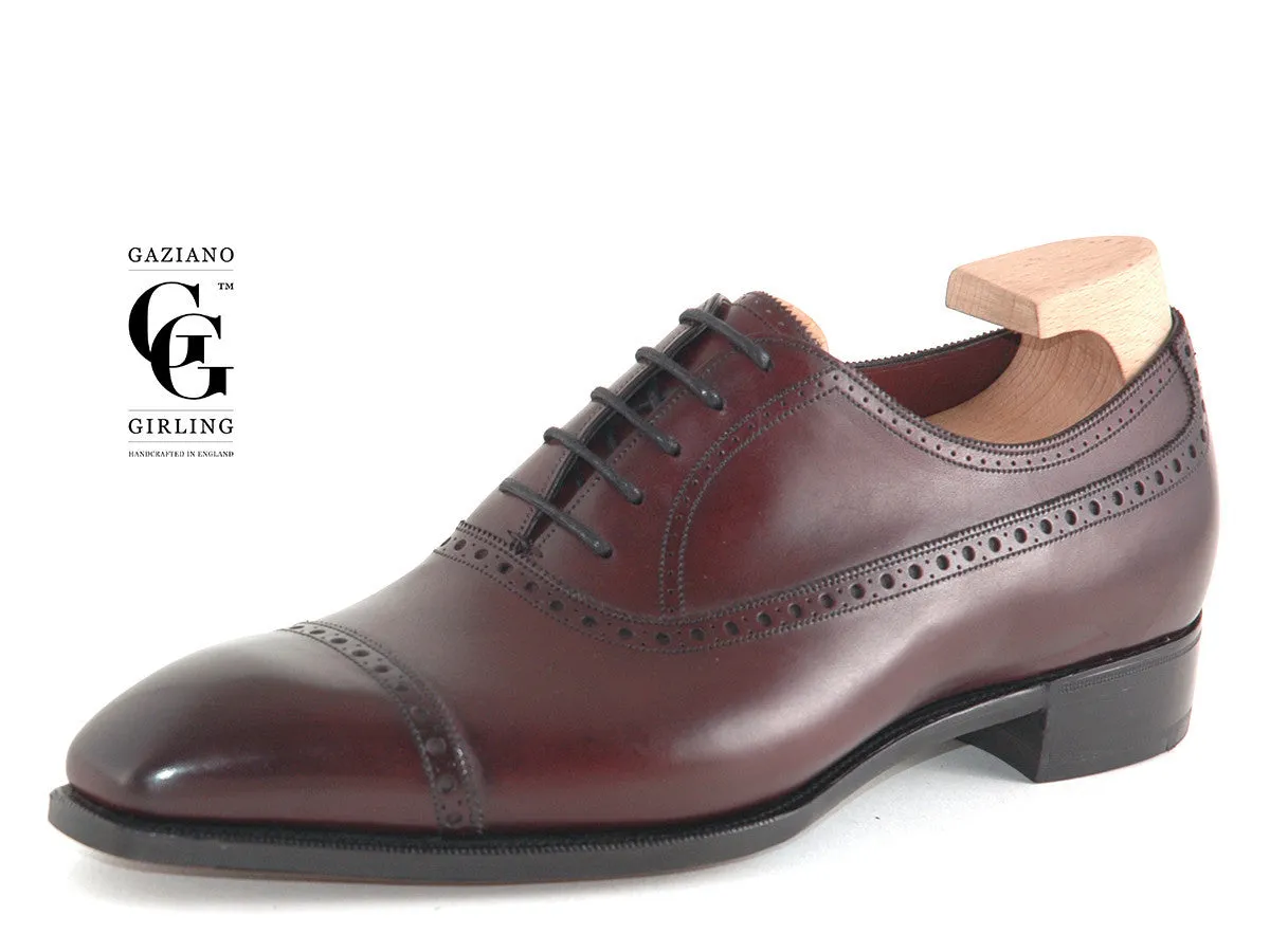 "Warwick" in Vintage Rioja Calf - Deco