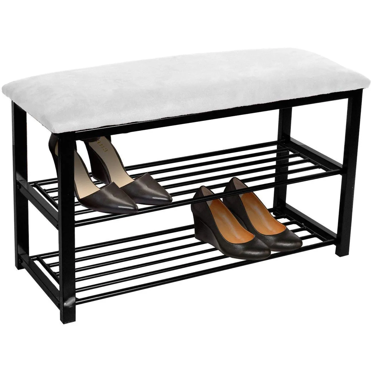 Shoe Rack Bench Organizer