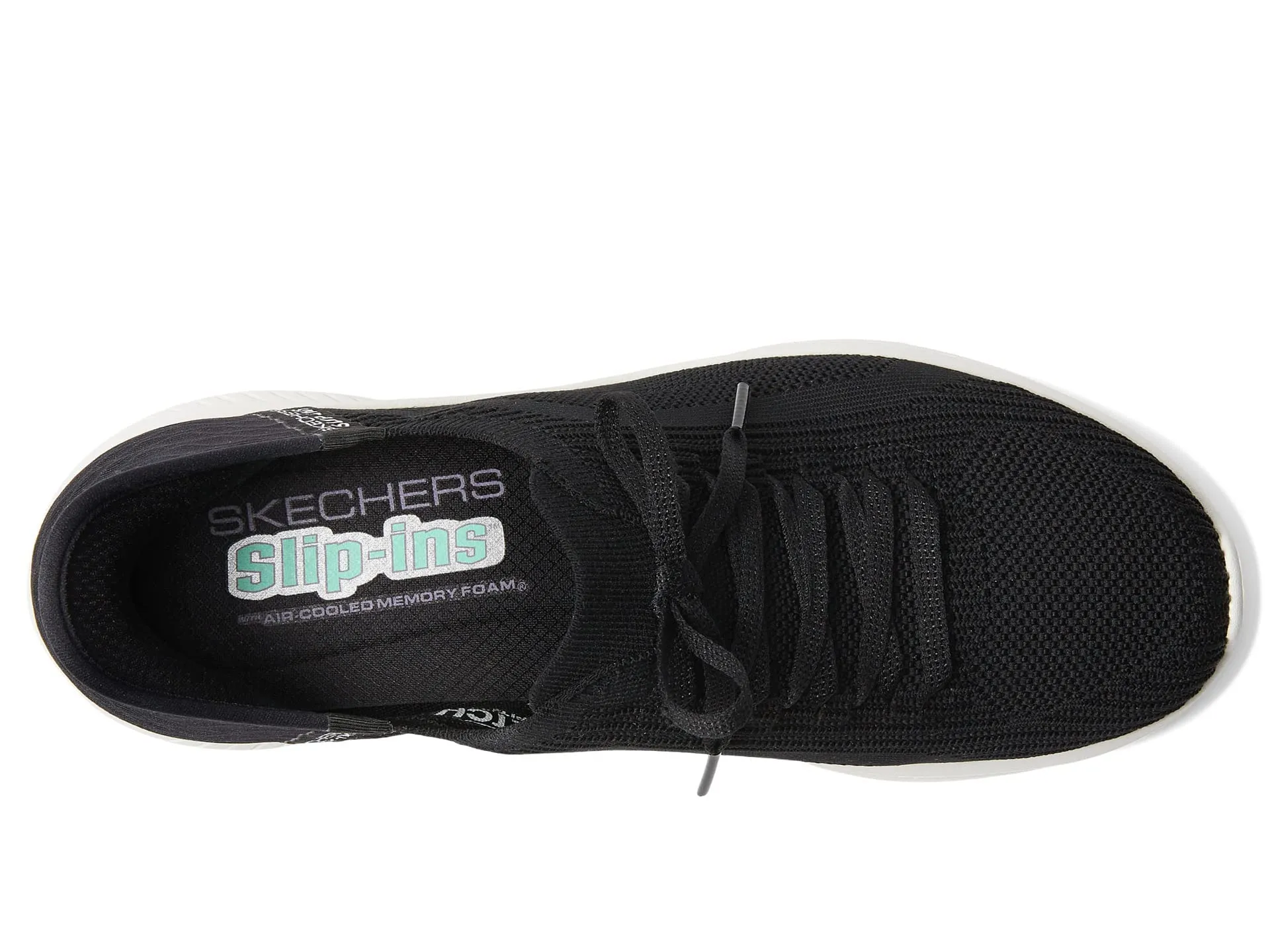 Skechers Sport Women's Women's Hands Free Slip-ins Ultra Flex 3.0-Brilliant Path Sneaker, Black/White