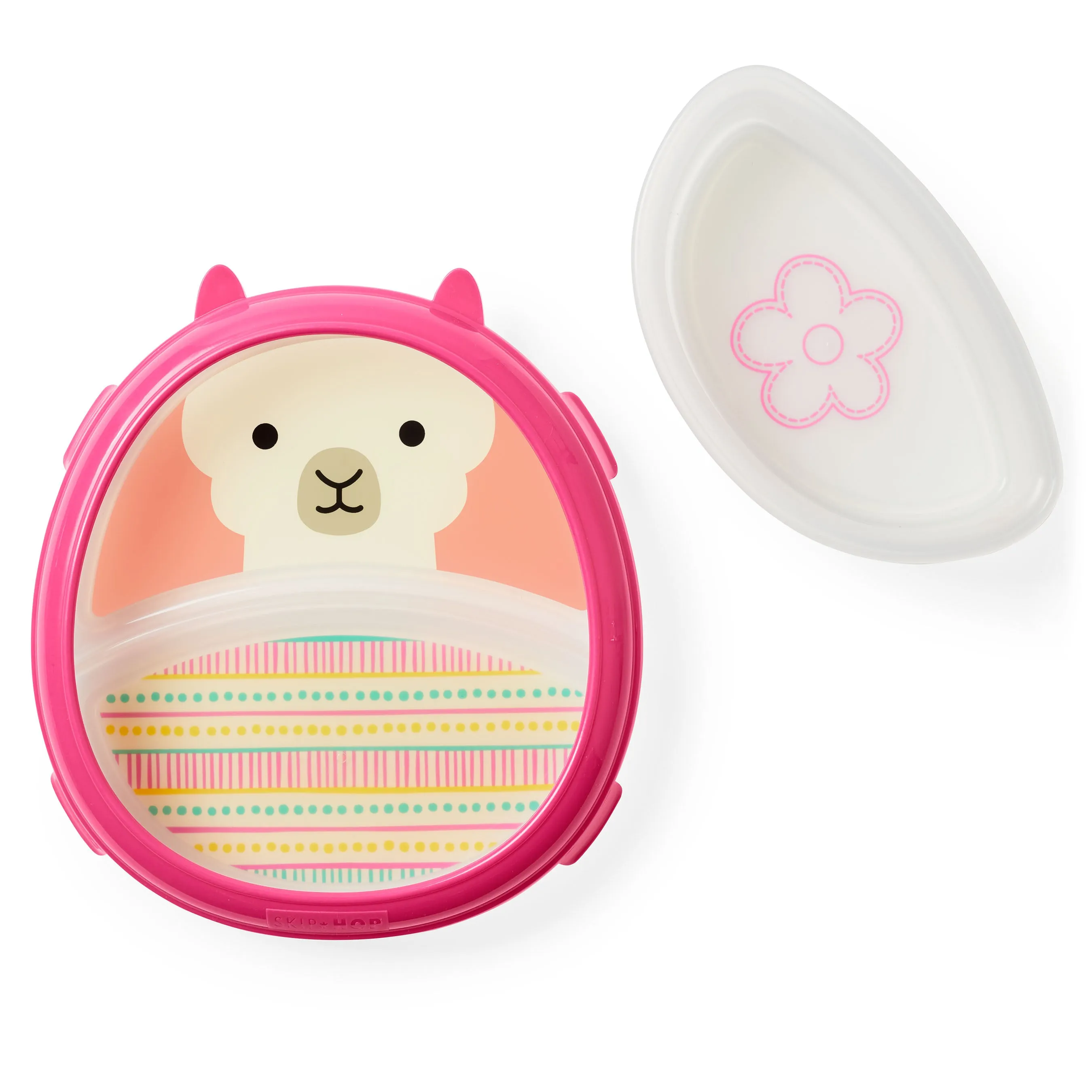 Skip Hop Zoo Smart Serve Plate & Bowl - Luna Llama